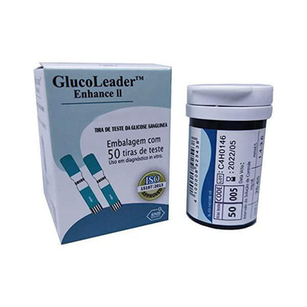Imagem do produto Tiras Para Teste De Glicemia Iquego Glucoleader Enhance Ii 50 Unidades