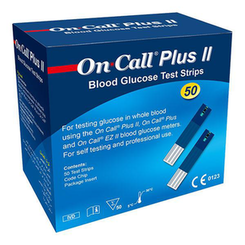 Imagem do produto Tiras Para Teste De Glicemia On Call Plus Ii 50 Unidades