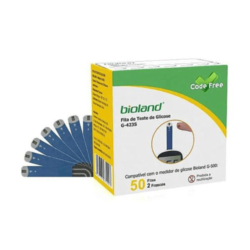 Imagem do produto Tiras Reagentes Bioland G423s 50 Unidades