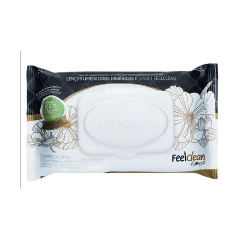 Imagem do produto Toalha Higienica Umedecida Feelclean Absolut 50Un