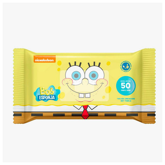 Toalha Umedecida Bob Esponja 50 Unidades