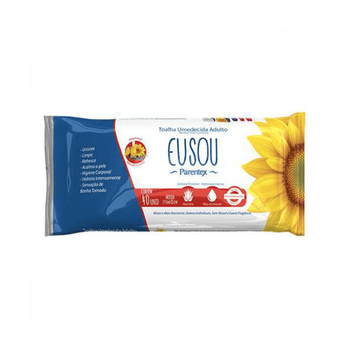 Imagem do produto Lenço Umedecido Eu Sou Parentex Com 40 Unidades