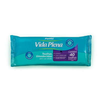Imagem do produto Toalhas Umed Panvel Vida Plena 40Un
