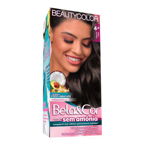 Imagem do produto Tonalizante Bela Cor 40 Castanho Médio Beauty Color