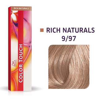 Imagem do produto Tonalizante Color Touch 9/97 Louro Ultra Claro Cendré Rich Narurals Wella Professionls 60Ml