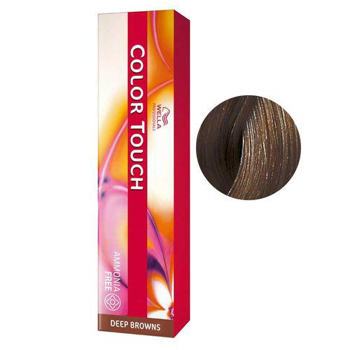 Imagem do produto Tonalizante Color Touch Wella Louro Escuro Marrom Acinzentado 6/71 Com 60G