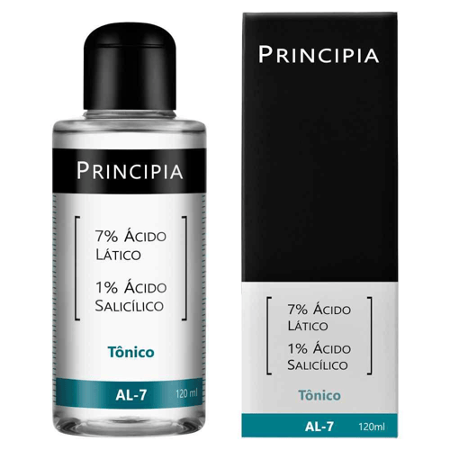 Imagem do produto Tônico 7% Ácido Lático + 1% Ácido Salicílico Principia Skincare Al7 Com 120Ml