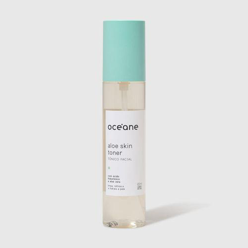 Tônico Facial Com Aloe Vera Aloe Skin Toner 120Ml Océane