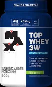 Imagem do produto Top Whey 3W + Performance 900G Fresh Lemon