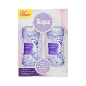 Imagem do produto Topz Sabonete Íntimo Líquido Hidratante 2X200ml