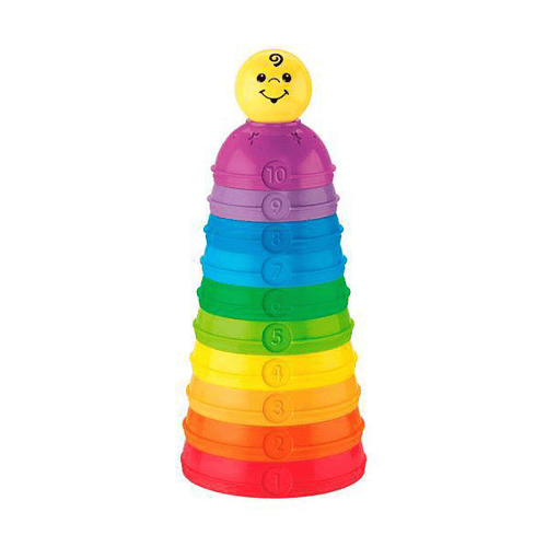 Torre De Potinhos Coloridos Empilhar & Rolar 6M+ Fisher Price 40890 Fisherprice Torre De Potinhos Coloridos Unidade W4472 Mattel