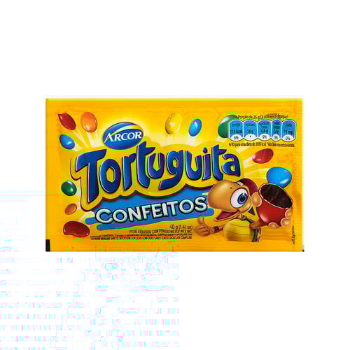 Imagem do produto Tortuguita Confeitos Arcor 40G