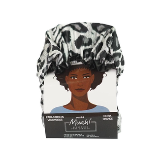 Imagem do produto Touca Banho Muah Luxo Cetim Extra Grande