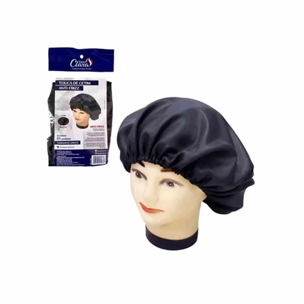 Imagem do produto Touca Santa Clara Cetim Branco Anti Frizz 1Un