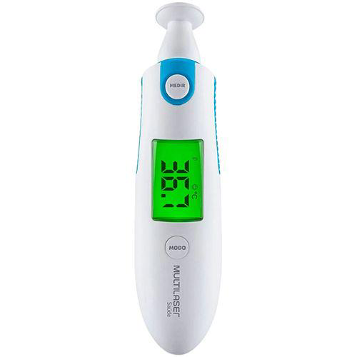Touch Care Termômetro Infravermelho Multifunções Multilaser Saúde Hc498