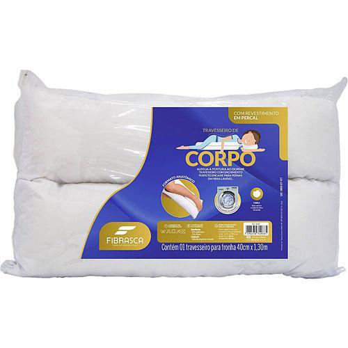 Travesseiro De Corpo Fibrasca 40 Cm X 1,30 M 4988