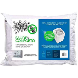 Imagem do produto Travesseiro Saúde E Conforto Fibrasca Íons De Prata 50X70cm 4286