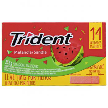Imagem do produto Trident Melancia Caixa Com 12X14 Unidades