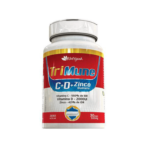 Imagem do produto Trimune Katigua Com 30 Capsulas Zero Acucar 500Mg
