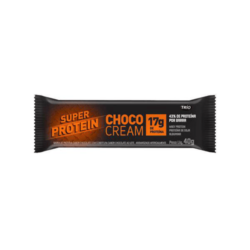 Trio Protein Barra Cereal 30 Vitaminas Choco Cream 40G