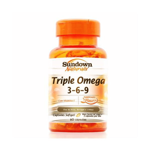 Triple Omega 3 6 9 Sundown Naturals 60 Cápsulas