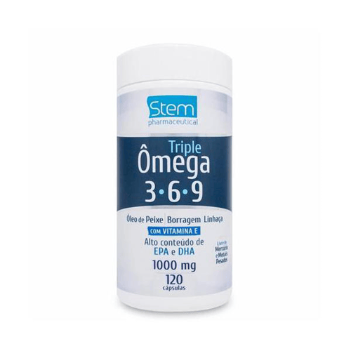 Imagem do produto Triplo Ômega 369 1000Mg Epa Dha 120 Cápsulas Stem Novalatina