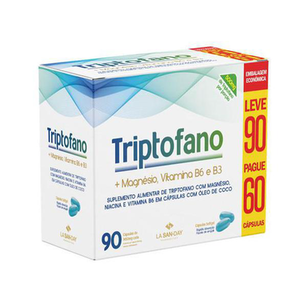 Triptofano Lasanday Leve 90 Pague 60 Cápsulas Especial