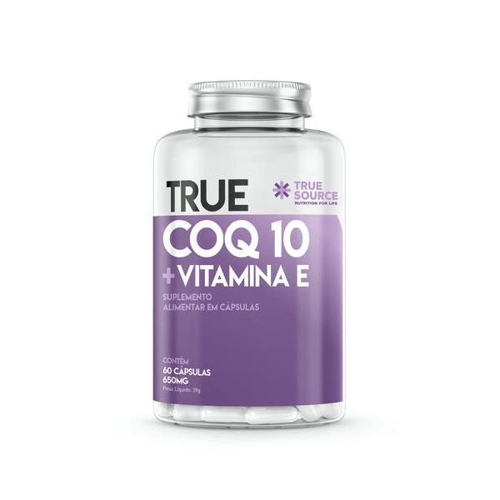 Imagem do produto True Coq10 Com Vitamina E 650Mg 60 Cápsulas True Source
