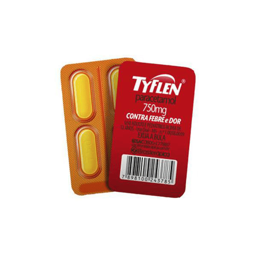 Imagem do produto Tyflen 750Mg 4 Comprimidos