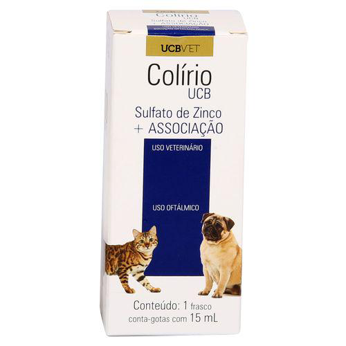 Imagem do produto Ucb Colírio Veterinário Ucb Colírio Uso Veterinário Frasco 15Ml