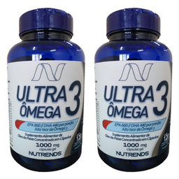 Ultra Ômega 3 1000Mg Nutrends 120 Cápsulas