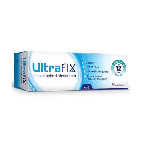 Ultrafix Creme Fixador De Dentaduras 40 Gramas Uniao Quimica