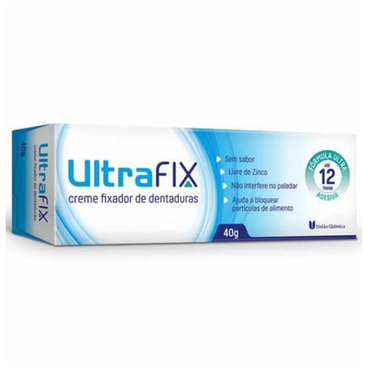 Imagem do produto Ultrafix Creme Fixador De Dentaduras Sem Sabor 20G