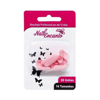 Unhas Nail Encanto Colors Rosa Ct412 28Un