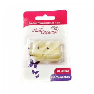 Unhas Nail Encanto Quadrada Media 28Und