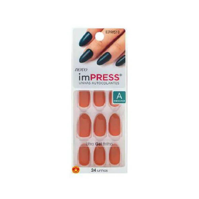 Imagem do produto Unhas Posticas Impress Color Almond Citrine