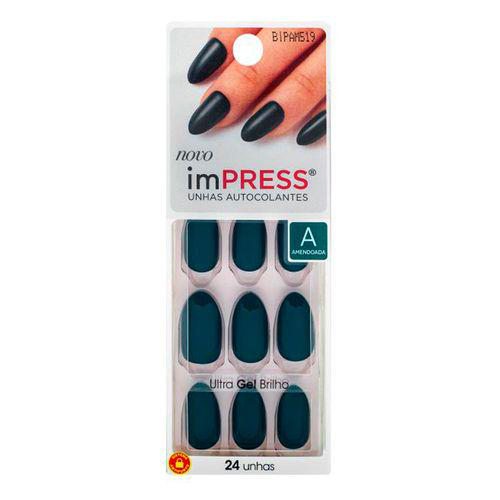 Imagem do produto Unhas Posticas Impress Color Almond Emerald