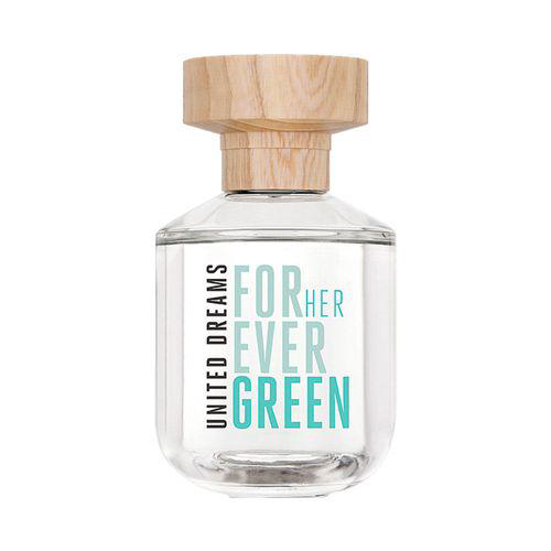 United Dreams Forever Green Her Benetton Eau De Toilette Perfume Feminino 80Ml