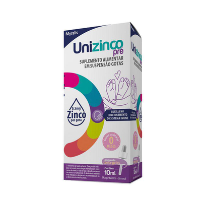 Imagem do produto Unizinco Pre 10Ml Gotas