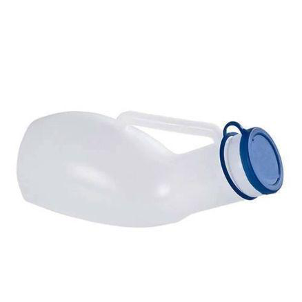 Imagem do produto Urinol Papagaio Plástico Coletor De Urina Masculino 1000 Ml Cellpus