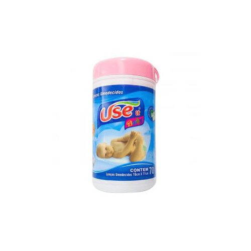 Imagem do produto Use It Baby Lenços Umedecidos C 70 Unidades Rosa