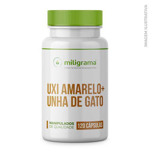 Imagem do produto Uxi Amarelo 250Mg Com Unha De Gato 250Mg 120 Cápsulas
