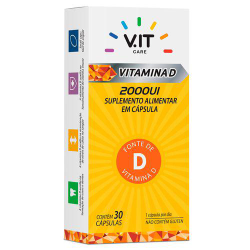 Imagem do produto V.it Care Vitamina D 2.000Ui 30 Cápsulas