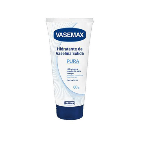 Vasemax Hidratante De Vaselina Sólida Com 60G