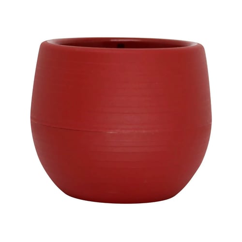 Vaso Terral Baby Ball Vinho Para Jardim