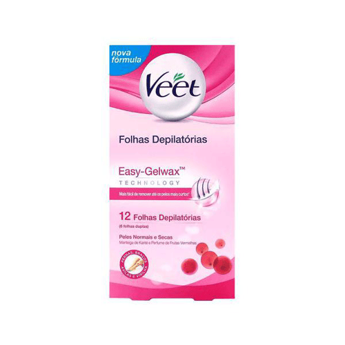 Veet - Cera Fria Normal 12Un