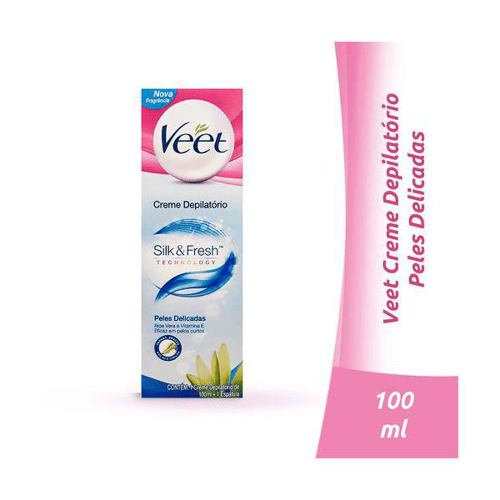 Veet - Cr Depilatorio Pele Delicada 90Ml