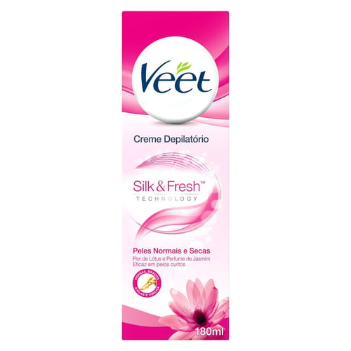 Veet Creme Depilatório Peles Normais E Secas 180Ml