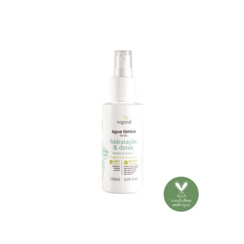 Imagem do produto Vegana Água Tônica Facial Hidratação E Detox 120Ml