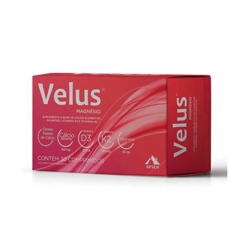 Velus Magnesio Com 30 Comprimidos